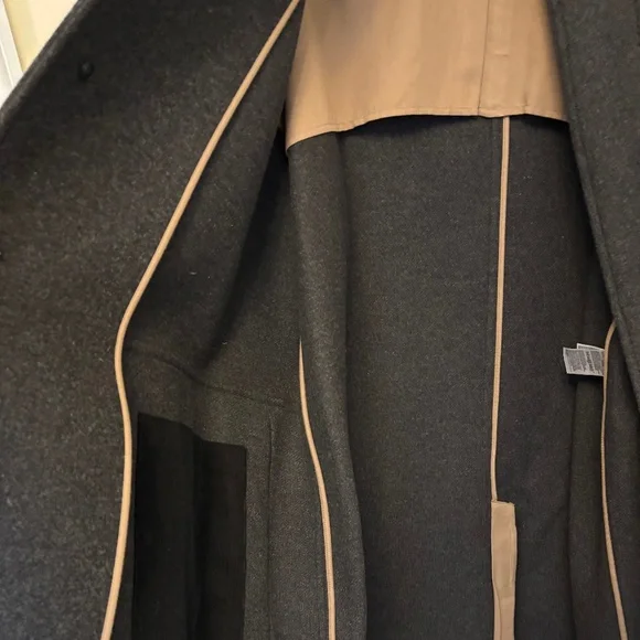 NWT Banana Republic Oversized Melton Balmacaan Coat - $449 Retail - Size Large - Picture 2 of 14